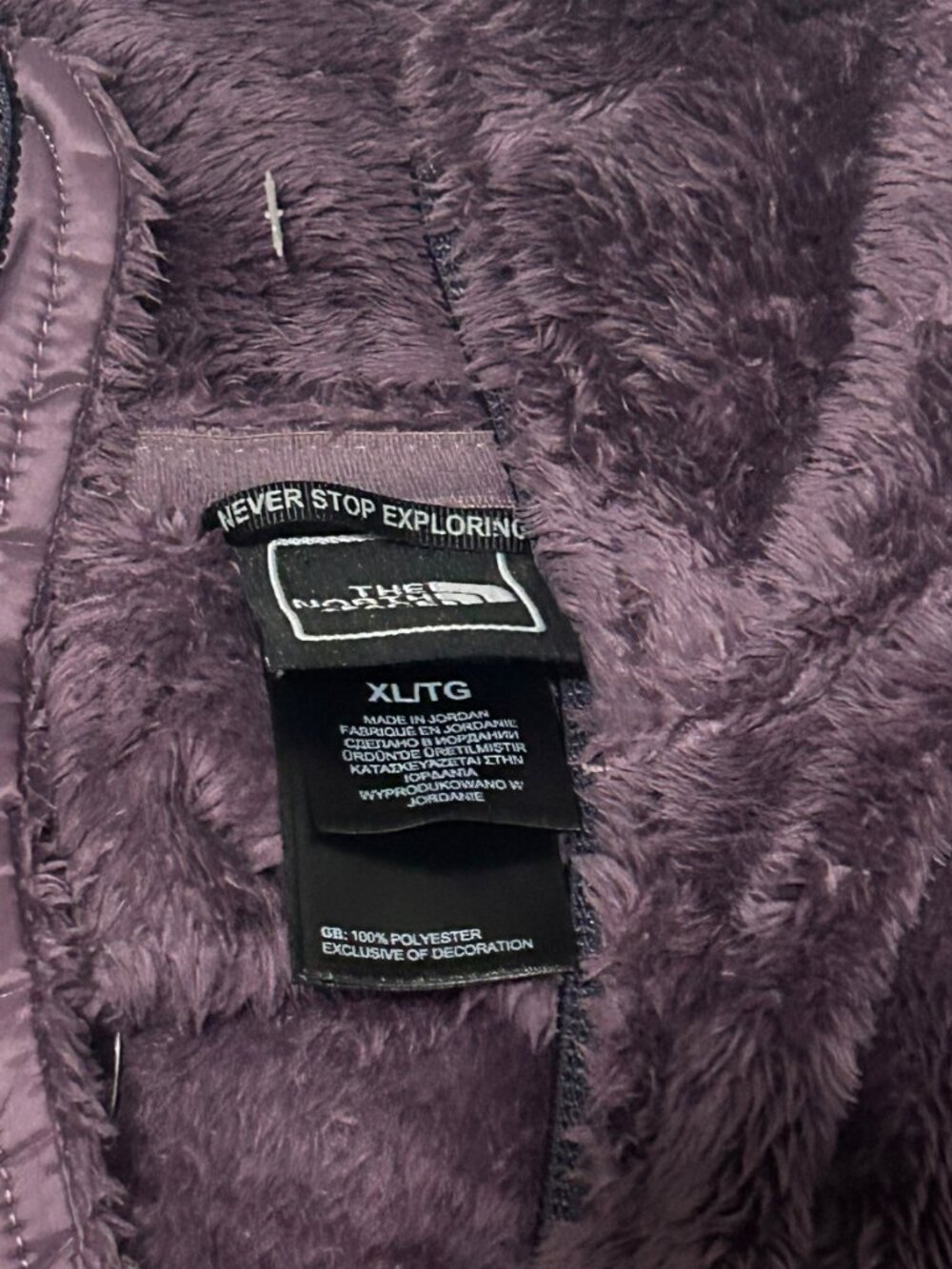 North Face Women's Fleece Jacket - Picture 4 of 5